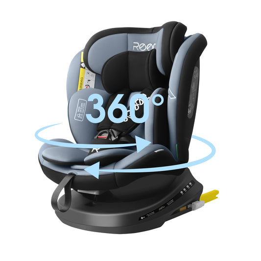 Autozitje – Autostoeltje – Zitverhoger – Booster – 360° Draaibaar – i-Size Veiligheid ECE R129