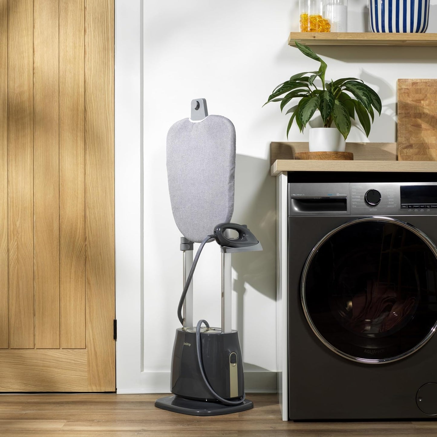 Digitale Staande Kledingstomer & Strijkijzer – Kledingstomer – Stoomstrijkijzer – Verticale Stomer – Stoomapparaat – 2180W Vermogen – 45g/min Continue Stoom