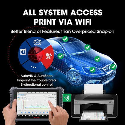 OBD2 Diagnoseapparaat – Auto Scanner – Diagnose Tool – ECU Tester – Foutcode Scanner – Bidirectionele Controle – 33 Servicefuncties