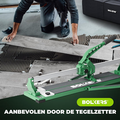 ProCut M 800 tegelsnijder - tegelsnijder met 800mm snijlengte - precieze sneden dankzij hardmetalen snijwiel met kogellager - tegelsnijmachine met magnetische breekstempel