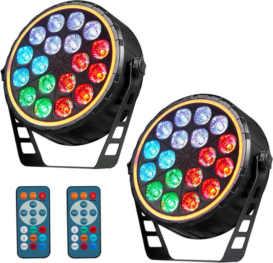 Parlicht – Podiumverlichting – DJ Licht – Disco Lamp – Feestverlichting – 100W RGBW 4-in-1 LED – Geluidsgestuurd Met DMX512 & Afstandsbediening
