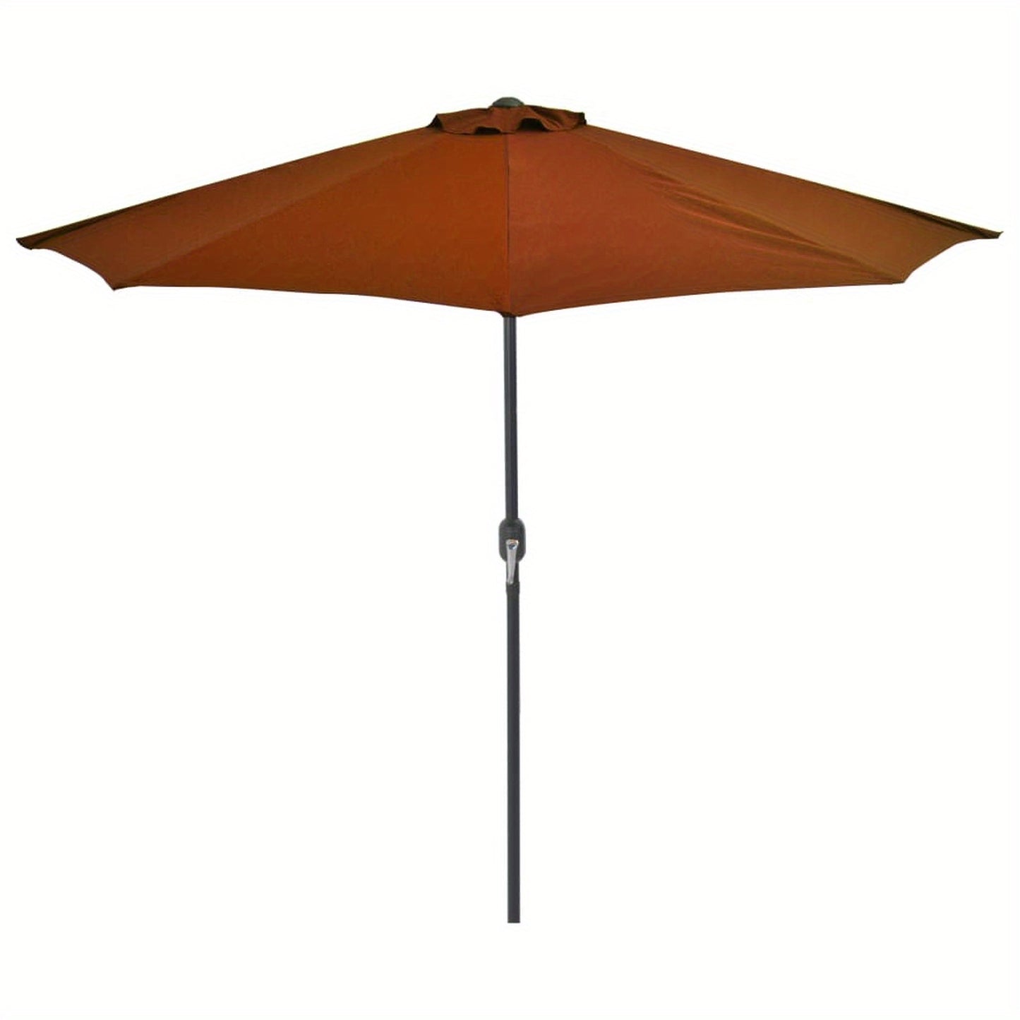 Balkonparasol – Tuinparasol – Stokparasol – Zonnescherm – Muurparasol – Grote Rechthoekige Parasol – Stevige Kunststof Paal – Waterafstotend & Eenvoudig Schoon Te Maken – 270x144x222 cm – Terracotta Rood/Bruin