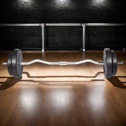 Dumbbell Set – Halterset – Gewichten Set – Curl Bar – Fitness Set – 30 kg Totaalgewicht – Duurzaam Polypropyleen