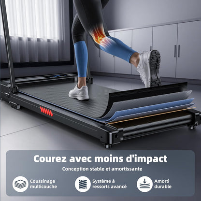 Loopband – Wandelband – Inklapbare Loopband – Elektrische Loopband – Walking Pad – Compact & Ruimtebesparend – 440W Motor – Max 6 km/u