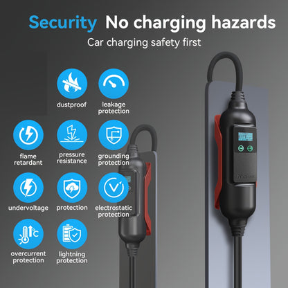 Laadstation Elektrische Auto – EV Oplader – Snel Laadpunt – Type 2 Lader – Driefasig Charger – 22 kW Vermogen – Instelbare Timer & IP65 Waterdicht