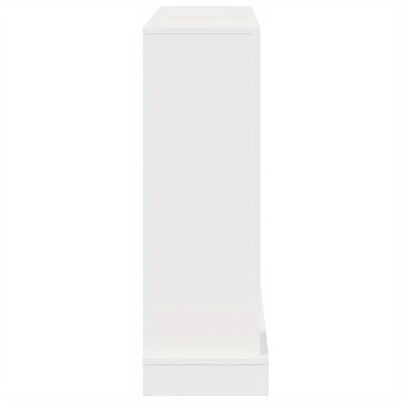 Haardscherm – Haardomranding – Haardafrastering – Kachelhek – Veiligheidshek – Wit – Hout – 100x30x87,5 cm – Beschermend – Stijlvol
