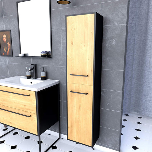Aurlane PACM070 Structura P070 badkamerkolom, zwart
