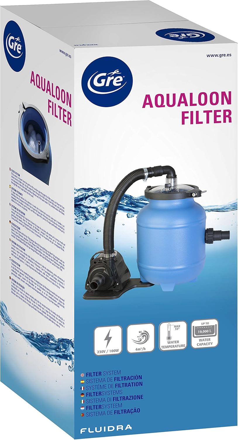 Gre FAQ200 Aqualoon zwembadfilter, 320g blauw