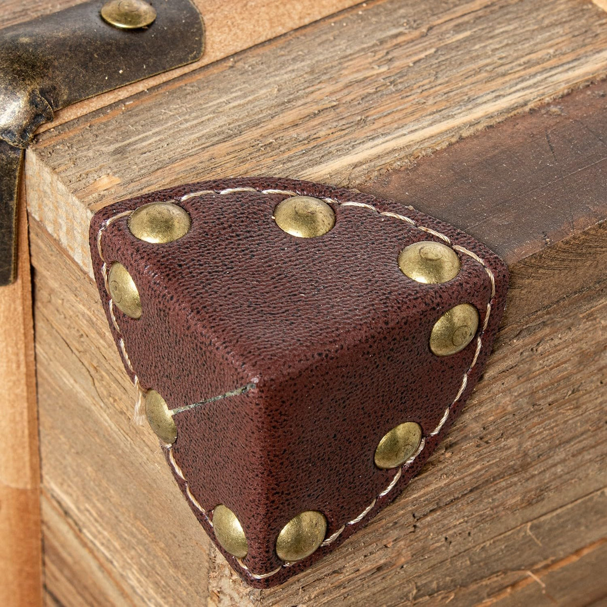 DRW Set van 3 potten van oud Madetra in natuurlijke tinten, 60 x 40 x 42 cm