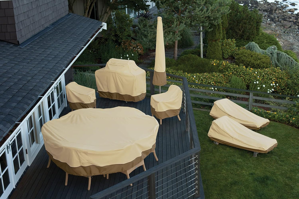 Classic Accessories 55-628-031501-00 Veranda Volledige dekking Center Grill Island Cover, Medium