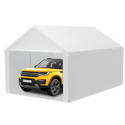 Opvouwbare Opslagtent – Tuinkantoor – Garage Tent – Feesttent – Buitenschuur – 4x6 Meter – Stevig Gegalvaniseerd Staal – Rolluiken Met Rits