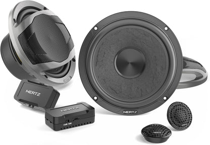 Hertz CK 165 L Component Speaker System 2-weg 165 mm 300 Watt met SPP-M Cone Tetolon Dome Tweeter, 4 Ohm impedantie, inbouwmontage voor auto's, vrachtwagens en SUV's