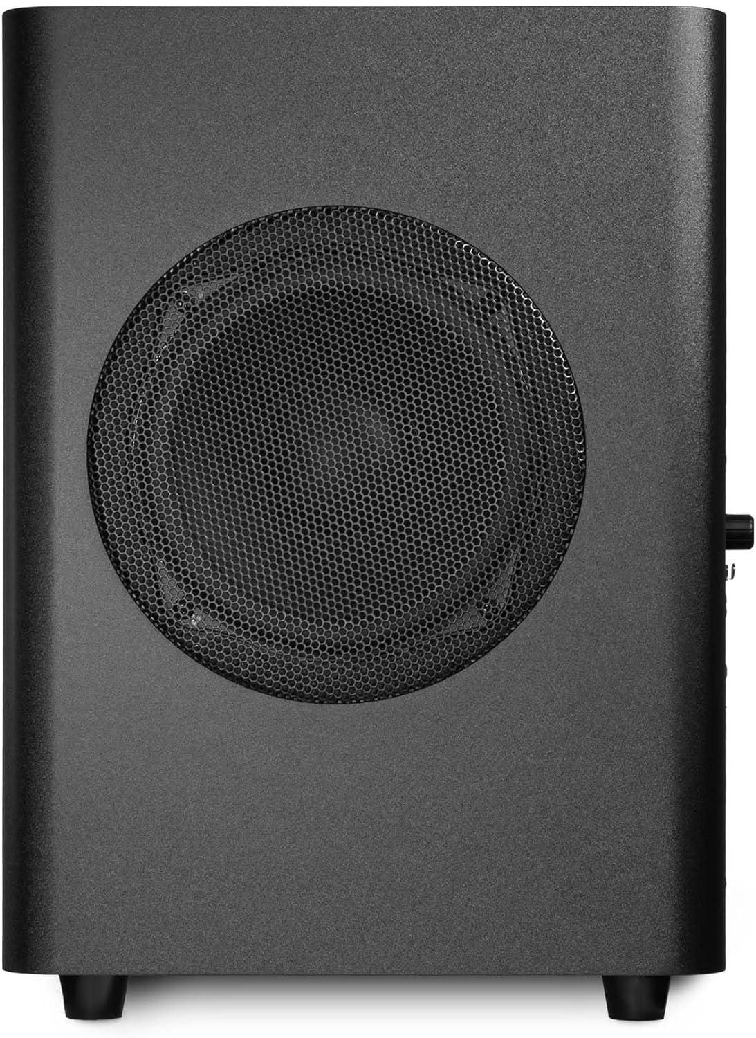 Kali Audio WS-6.2, actieve studio-subwoofer (dubbele 6,5 inch lange hub-woofer, ruimtebesparend premium design, geluidsdruk tot 120 dB, indrukwekkende frequentierespons van 27 Hz), zwart