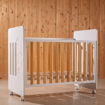 Interbaby CUNA15 babybed Star Nature, wit, 19,3 kg