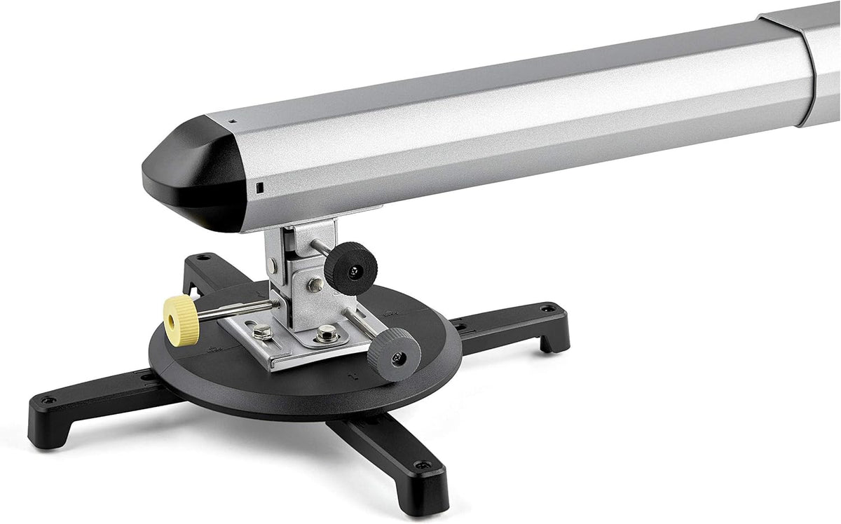 Universele Projectorwandhouder Voor Short Throw En Ultrashort Throw Projectoren – Projectorbeugel – Projectorhouder – Wandhouder – Montagebeugel – Verstelbare Arm Van 42 Tot 70,5 Cm – 360° Draaibaar En +/-25° Kantelbaar