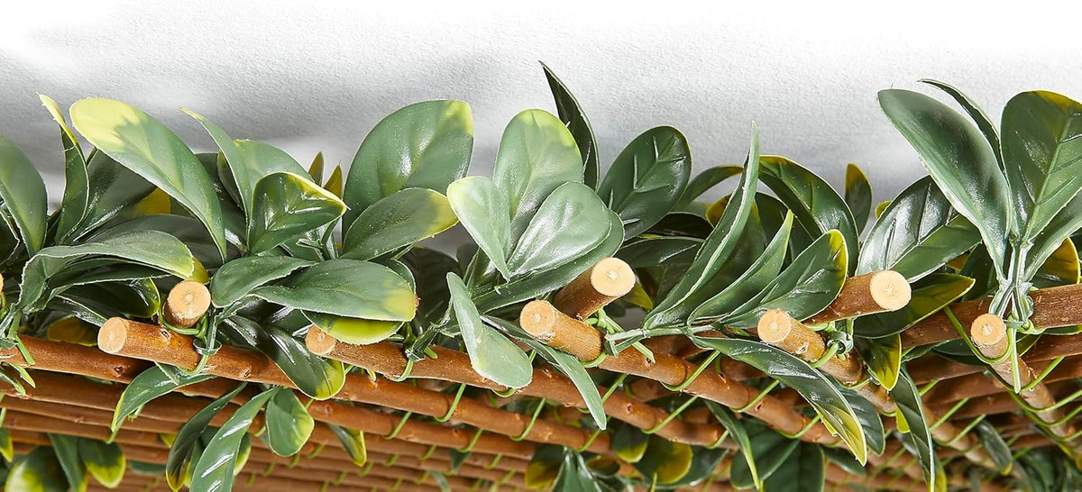 Bayberry decoratieve weerbestendige inkijkbescherming voor tuin en balkon - in grootte verstelbaar en geluidsisolerend 100 x 200 cm