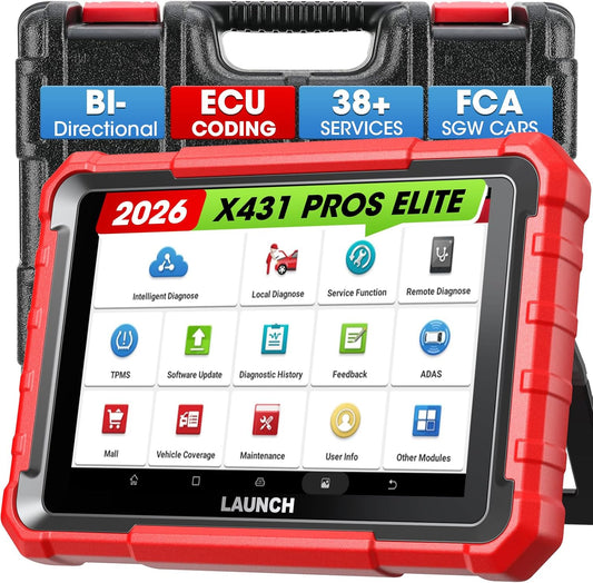 Autodiagnose Scanner – OBD2 Scanner – Foutcode Lezer – Diagnose Tool – All-systeem Scanner – Bi-directionele Communicatie – 38+ Servicefuncties & ECU Online Codering