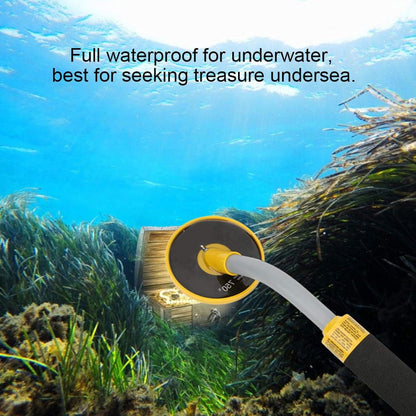 Metaaldetector Onderwater – Handmetaaldetector, Pinpointer, Schatzoeker, Metaalzoeker – Waterdicht Ontwerp – Pulsinductie – Trilling En Wit LED-Licht