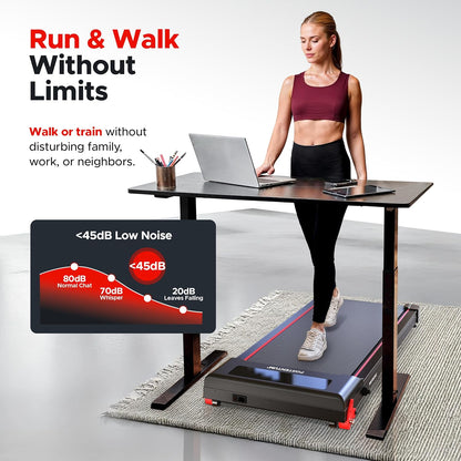 Loopband – Elektrische Loopband – Wandelband – Fitness Loopband – Opvouwbare Loopband – Inklapbaar Ontwerp – 3 Hellingsniveaus – Stille 2,5 pk Motor – FTMS Multi-App-Connectiviteit – Geschikt Tot 136 kg