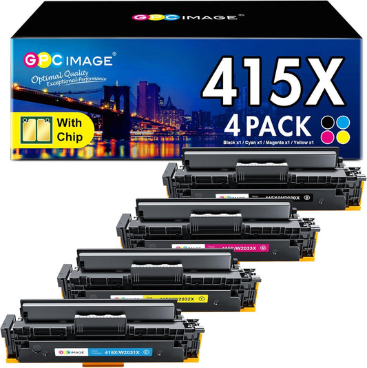 Toner Cartridge – Toner Set – Laser Toner – Printer Toner – Kleur Toners – Compatibel Met Con Chip – 4-Kleuren Multipack