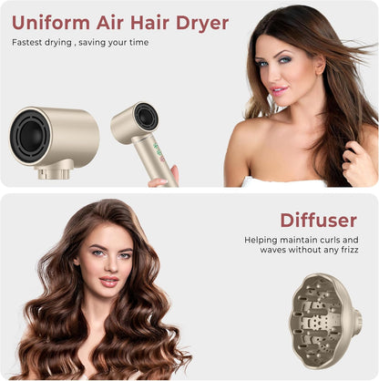 Air Styler 7-in-1 – Hair Styler – Airbrush Haarstyler – Föhnborstel – Warmluchtborstel – 110.000 Omw/Min Borstelloze Motor – Coanda-Technologie