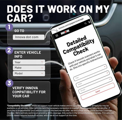 OBD2 Codelezer – Auto Diagnosetool – Foutcodelezer – Motorcode Scanner – ABS Scanner – Emissiestatus Controleren – Inclusief Gratis RepairSolutions2 App