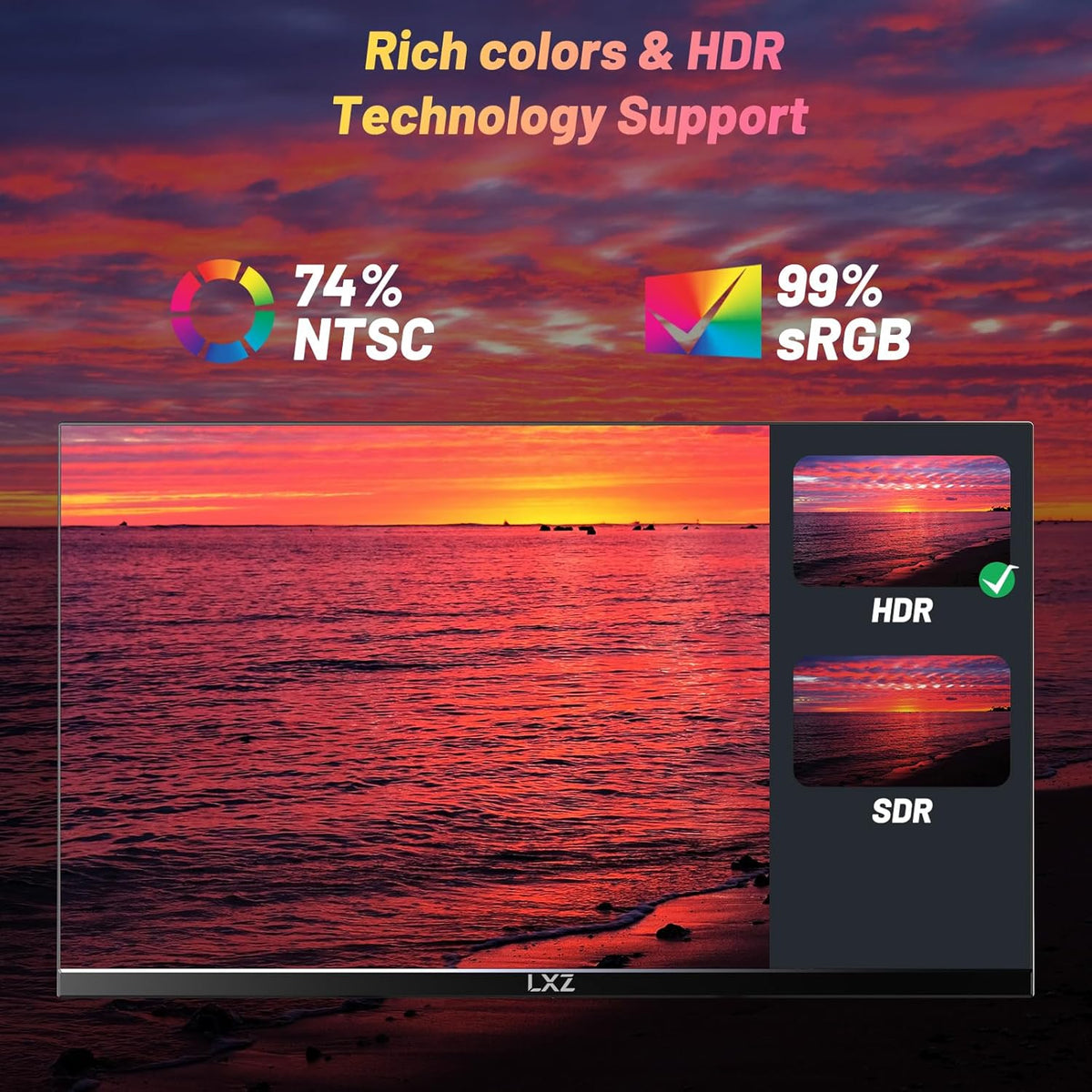 24.5 Inch Gaming Monitor 200Hz, FHD 1080p, 1ms, DP/HDMI, Eye Care, Wall Mount Compatible