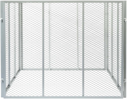 Compostbak 800L 100x100x80cm – Compost Tuinafval – Metalen roosters voor open composteren