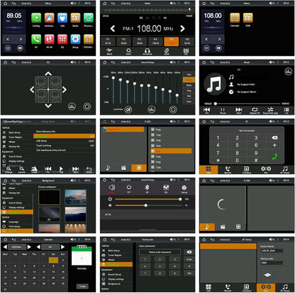 1 DIN Autoradio met draadloze Apple CarPlay & Android Auto, 7 inch motorisch uitklapbaar scherm, Bluetooth, DAB+, USB/Type-C/AUX/FM, spiegelbesturing, achteruitrijcamera + microfoon