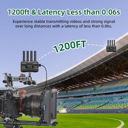 Accsoon - CineView HE - Zender - HDMI - 1080p 23.98/24/25/29.97/30/50/59.94/60fps - Latentie <0.06s - Transmissiebereik 365,8 m