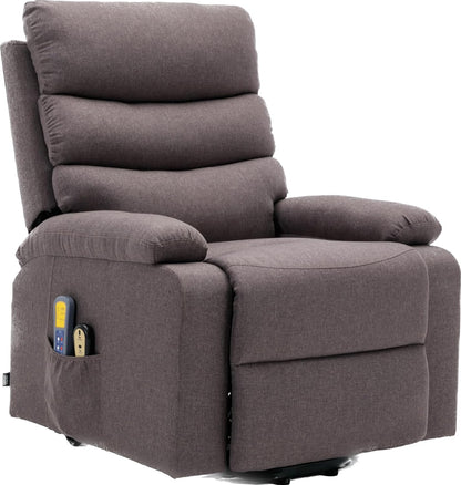 Relaxfauteuil – Elektrische Stoel – Sta-Op Fauteuil – Massagefauteuil – Thermotherapie Fauteuil – Zelfhulpfunctie – 4-Zone Massage