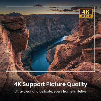 [ Google TV Official ] 4K Mini Projector, HAPPRUN 1000 ANSI 1080P Full HD Smart Beamer met Dolby Audio, WiFi6 Bluetooth 5.2, Home Cinema Projector, Spraakbesturing, met Netflix, Prime Video, YouTube