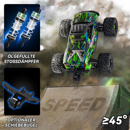 Op Afstand Bestuurde Auto – RC Auto – 1:14 Racer – Offroad Truck – Speelgoed Auto – 4WD Borstelloze Motor – 75+ km/u Snelheid – Dubbele Accu's