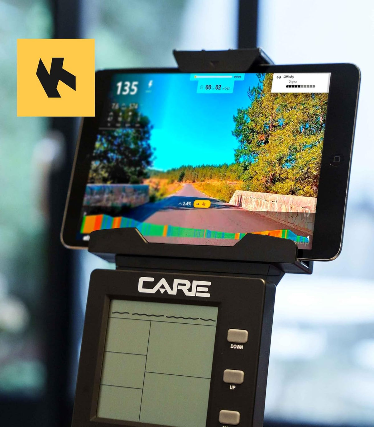 Care Fitness - Rowing Machine - Air Rower - Central Chain Puller - Air Brake System - 10 Adjustable Resistance Levels - Advanced Features - QUORE
