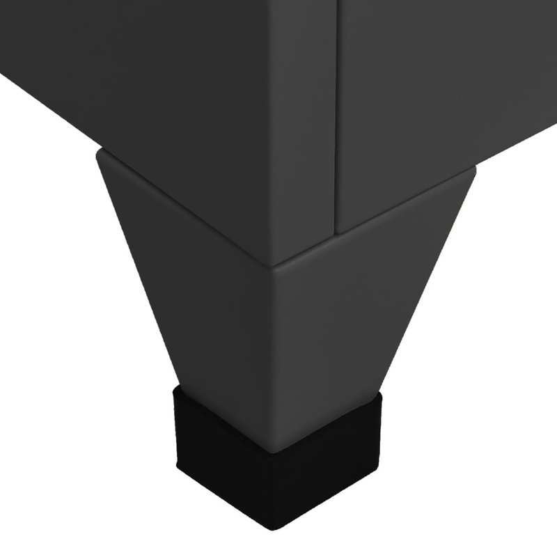 Lockerkast – Lockerkastje – Opbergkast – Kantoorkast – Metalen kast – Afsluitbaar – Stabiele stalen constructie – Ruimtebesparend verticaal design