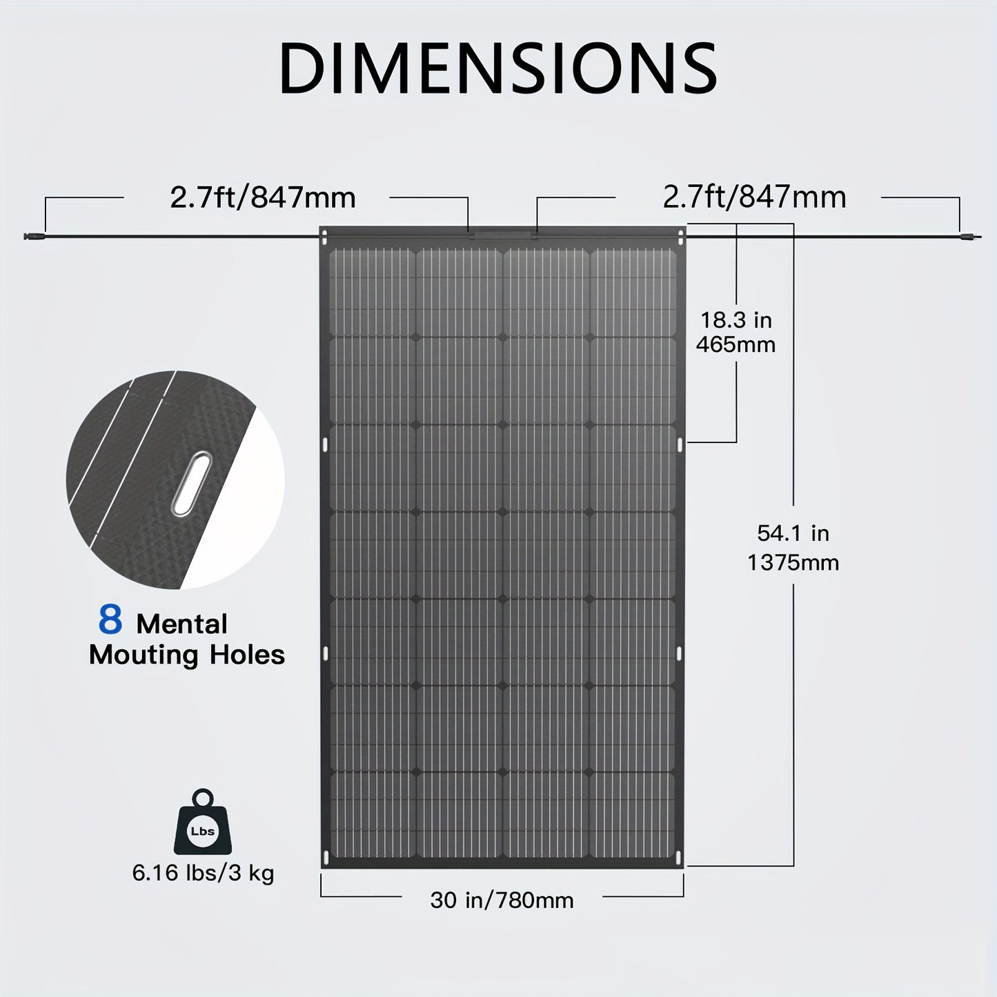 Zonnepaneel – Flexibel Zonnepaneel – Draagbaar Zonnepaneel – Opvouwbaar Zonnepaneel – Camping Zonnepaneel – 200W Vermogen – 23,5% Efficiëntie