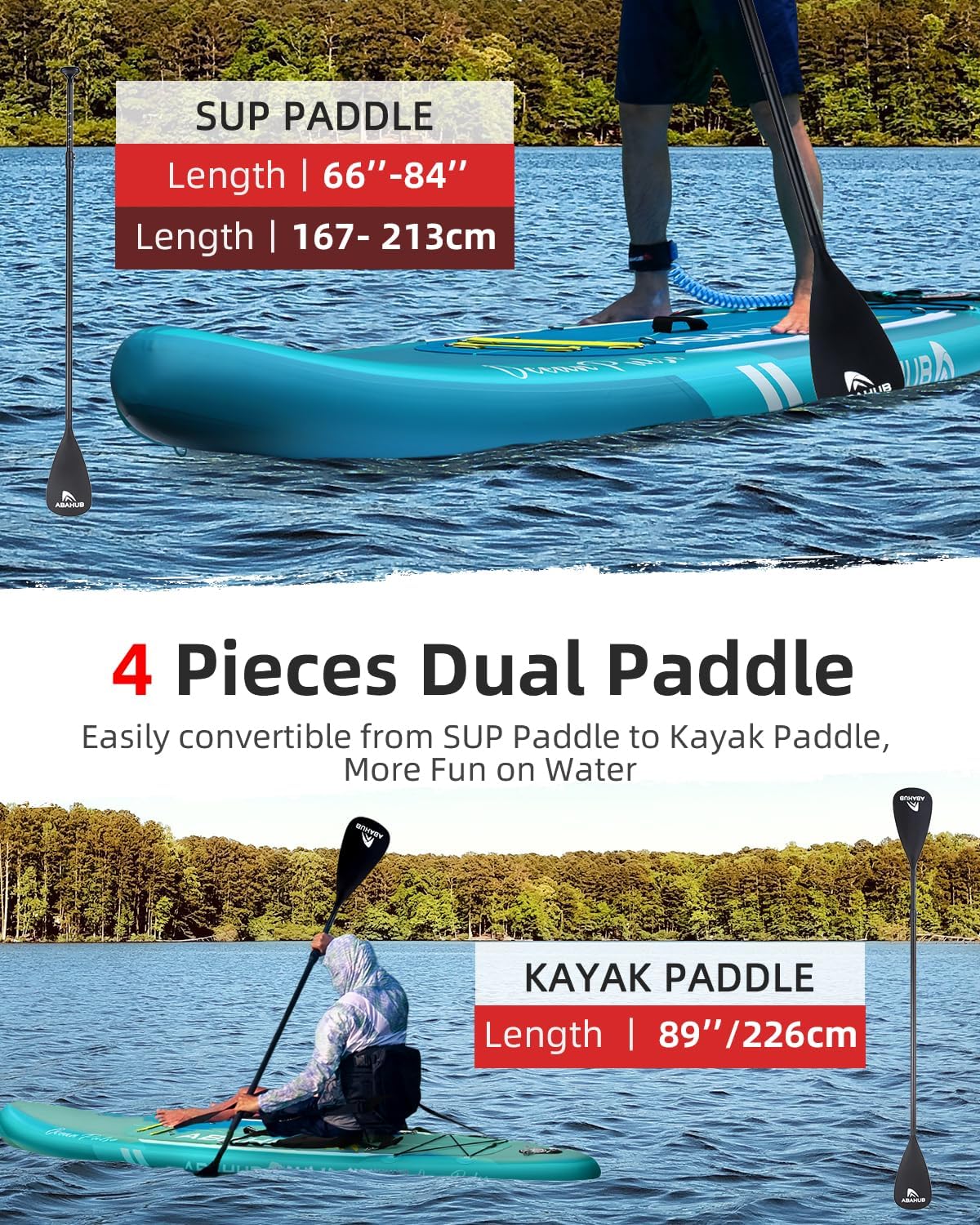 <font dir="auto" style="vertical-align: inherit;"><font dir="auto" style="vertical-align: inherit;">        Abahub Inflatable SUP Board, 320x78x15cm Stand Up Paddling Board Set, Blue/Green/Orange/Red Standup Paddle Board with Adjustable Aluminum Paddle, K