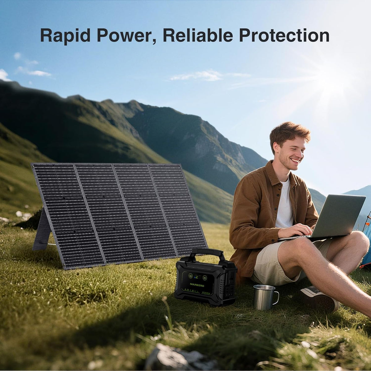 Zonnepaneel draagbaar – Zonnepaneel opvouwbaar – Solar Charger – Draagbare oplader – Powerstation zonnepaneel – 200W vermogen – Verstelbare standaard