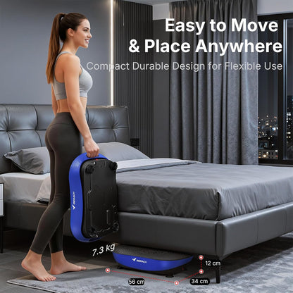 Trilplaat – Vibratieplaat – Fitnessplaat – Trainingsplatform – Spiertrainer – 99 Intensiteitsniveaus – Ingebouwde Bluetooth Speaker
