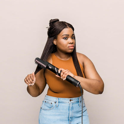 5-In-1 Styling- En Droogsysteem Zwart – Haarstylingset – Airstyler – Föhnborstel – Krulborstel – 5 Opzetstukken – Geschikt Voor Droog En Vochtig Haar