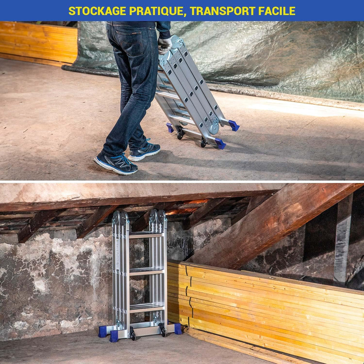 Stavalance4x3 gelede ladder
