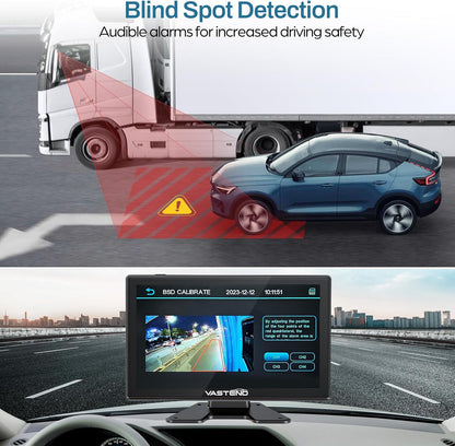 Bekabelde achteruitrijcamerakit, AHD 1080P achteruitrijcamera met 10 inch touchscreen-monitor, IP69 waterdicht, IR nachtzicht, achteruitrijcamera's voor auto, bestelwagen, vrachtwagen, trailer