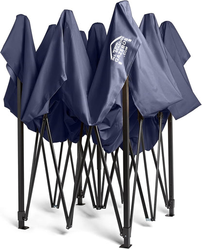 All Seasons Gazebos 3x3m Heavy Duty volledig waterdicht pop-up tuinhuisje met accessoirepakket - marineblauw