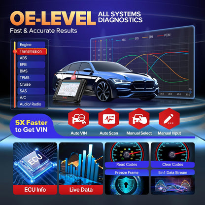 Autel MaxiCheck MX808S Auto Diagnose: 2026 Recenter Dan MK808S MK808BT Pro, Bidirectionele Scanner zoals MK900 MX900 MK900BT, 3K+ actieve tests, 28+ Resetten, Alle Systeem, OS11