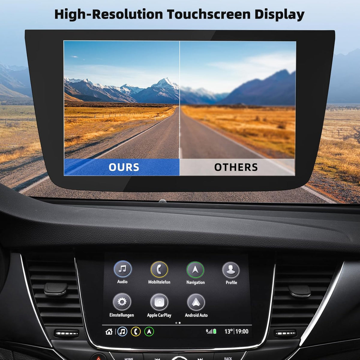 KAOLALI LQ080Y5DZ10 LQ080Y5DZ06 LCD-radiodisplay, touchscreen, 8 inch, compatibel met Opel Astra k Vauxhall, voor Belly Verano Cadillac