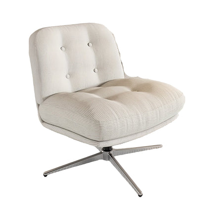 Draaifauteuil – Fauteuil – Stoel – Loungestoel – Zithoekstoel – Compact – Hardhout – Zonder Elektriciteit – Spot-Clean – Binnen en Buitenbruik