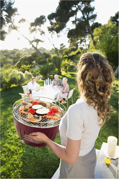 LotusGrill Standaard vuurrood G-RO-34P (diameter 32cm) met USB-aansluiting