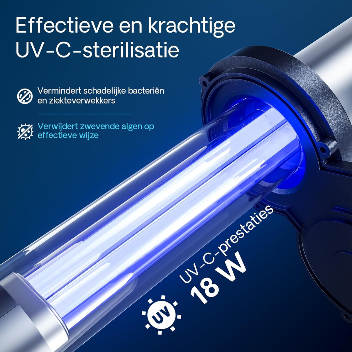 SunSun CPA-15000 drukvijverfilter met ingebouwde UVC-eenheid 18W voor vijvers tot 30000 liter
