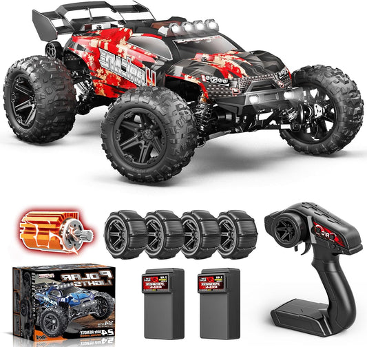 RC Auto – Afstandsbediening Wagen – RC Monstertruck – Speelgoedauto – Offroad Voertuig – 1:14 Schaal – 40+ km/u Snelheid – 4WD Vierwielaandrijving - QUORE