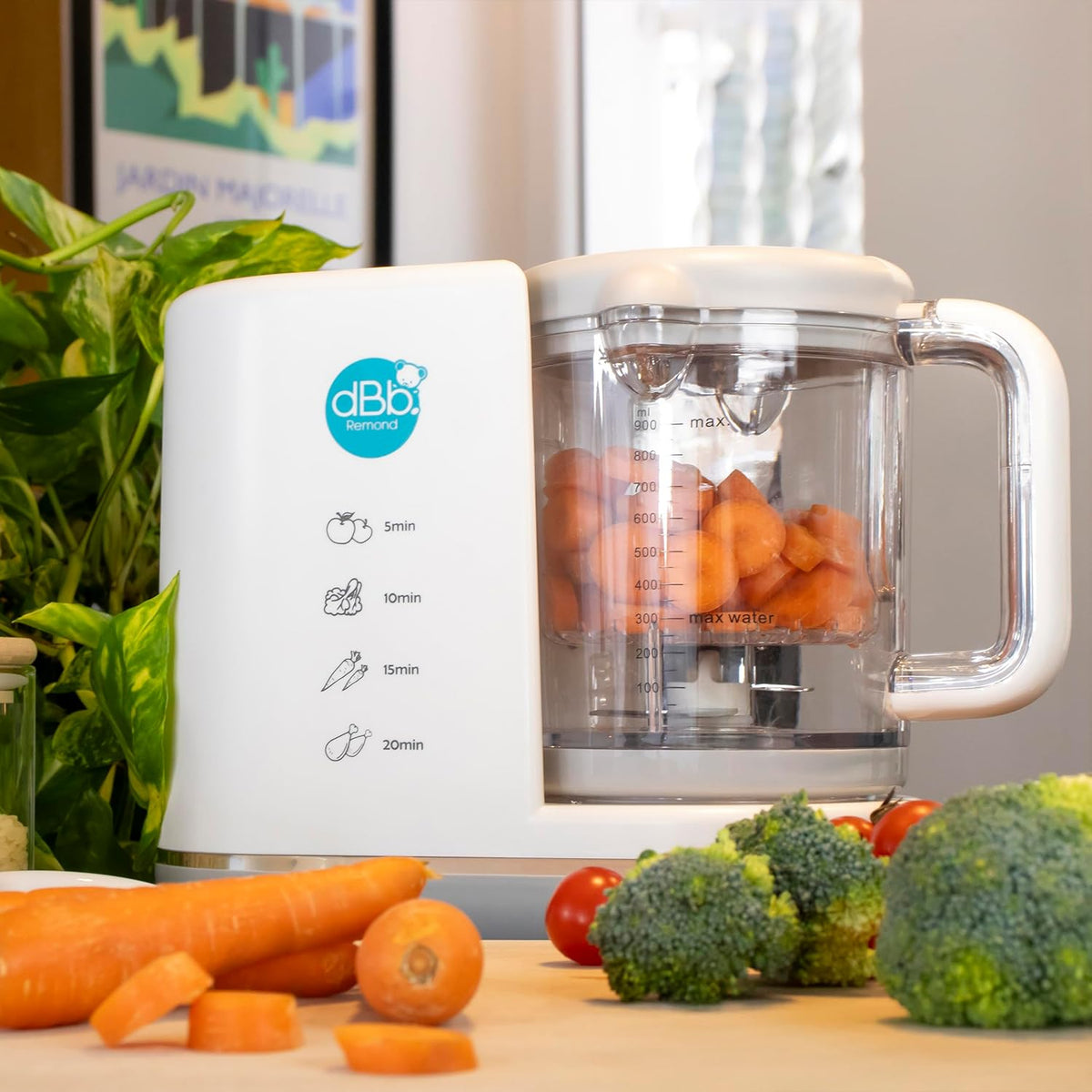 dBb multifunctionele chef-kok, keukenmachine 6-in-1 dBb Remond - grijs